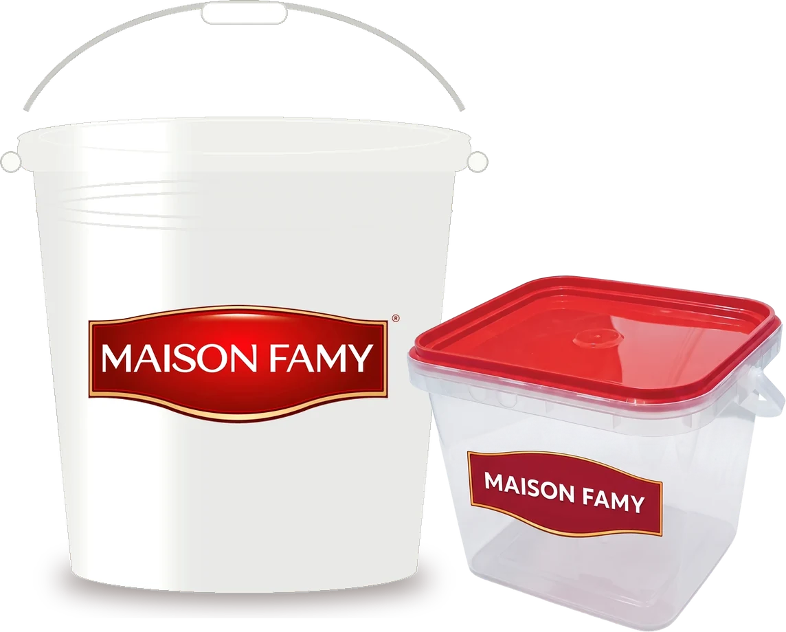 علبة 5 كغ وعلبة 1 كغ من Maison Famy